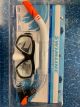 SILICONE SNORKEL SET WHITE