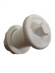 AIR BUTTON, #4 WHITE, LG